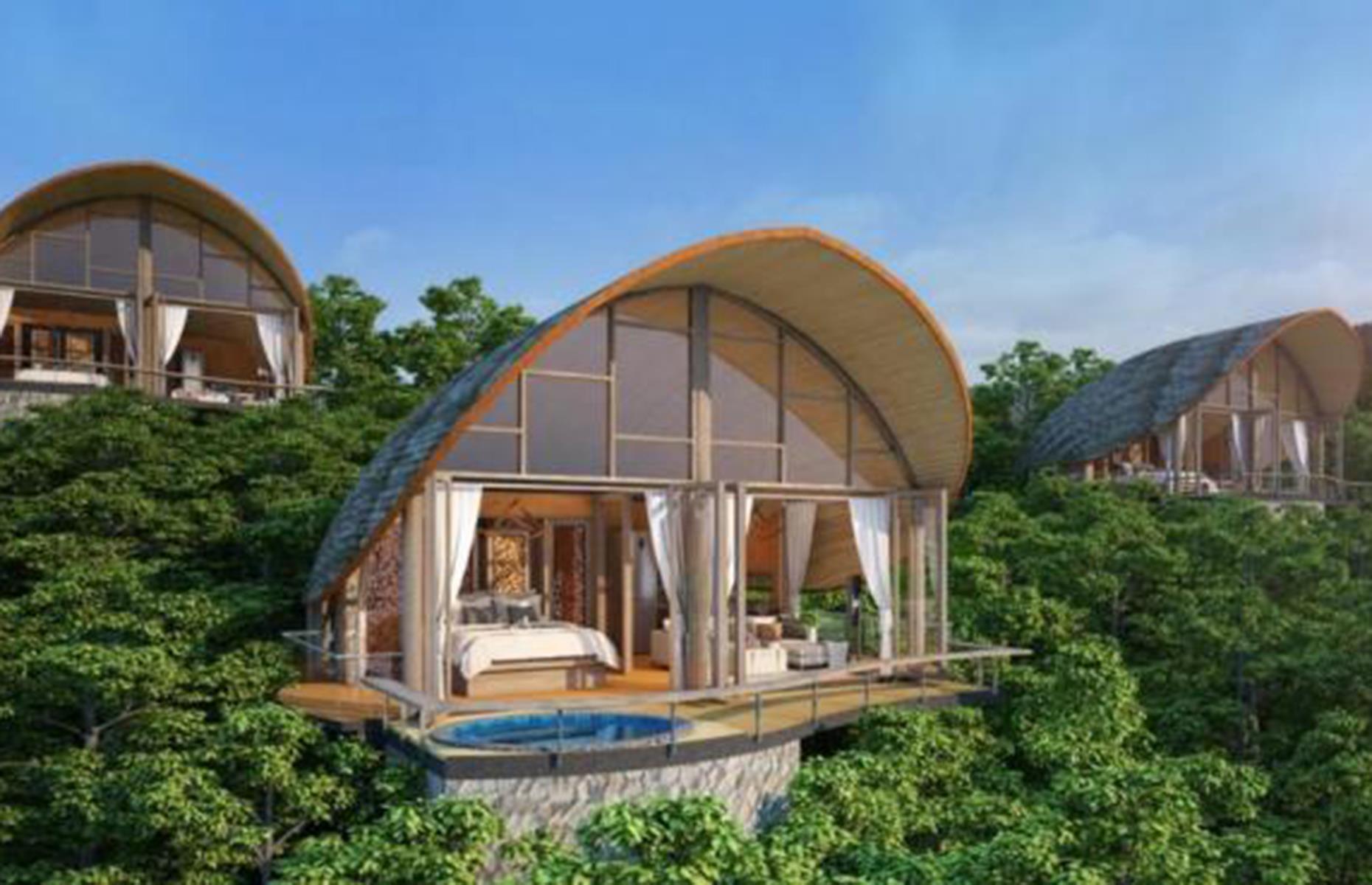 Modern beach cottage, Phuket, Thailand